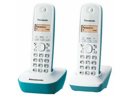 Telefon Bezprzewodowy Panasonic KX-TG1612FRC Bursztyn Niebieski/Biały