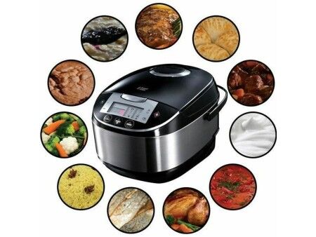 Wielofunkcyjne Urządzenie do Gotowania na Parze Russell Hobbs 21850-56 Czarny Stal nierdzewna 900 W