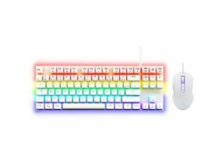 Klawiatura i myszka Gaming The G-Lab MERCURY W Biały