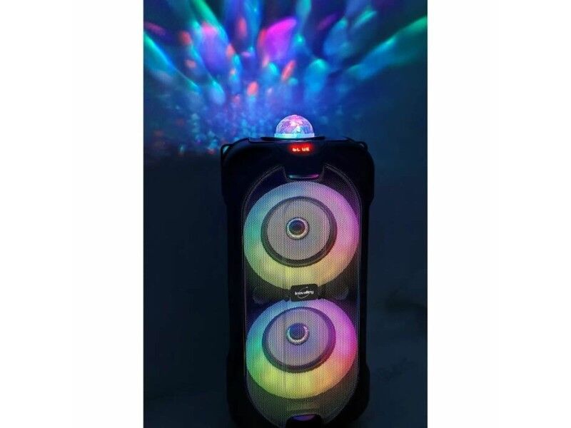 Głośnik Bluetooth z Mikrofonem Karaoke Inovalley Czarny