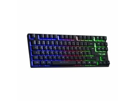 Klawiatura do Gier/ OR: Klawiatura Gamingowa The G-Lab KEYZ CAESIUM TKL WIRELESS Czarny AZERTY