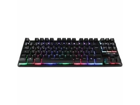 Klawiatura do Gier/ OR: Klawiatura Gamingowa The G-Lab KEYZ CAESIUM TKL WIRELESS Czarny AZERTY
