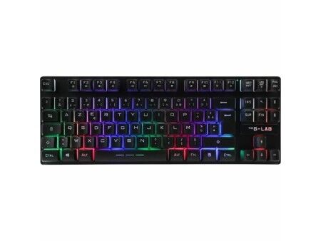 Klawiatura do Gier/ OR: Klawiatura Gamingowa The G-Lab KEYZ CAESIUM TKL WIRELESS Czarny AZERTY