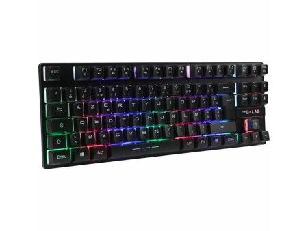 Klawiatura do Gier/ OR: Klawiatura Gamingowa The G-Lab KEYZ CAESIUM TKL WIRELESS Czarny AZERTY