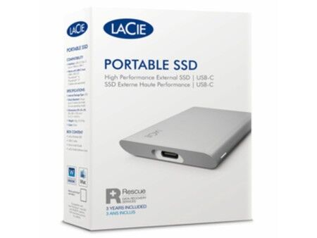 Zewnętrzny Dysk Twardy LaCie STKS500400 2,5" 500 GB SSD Szary
