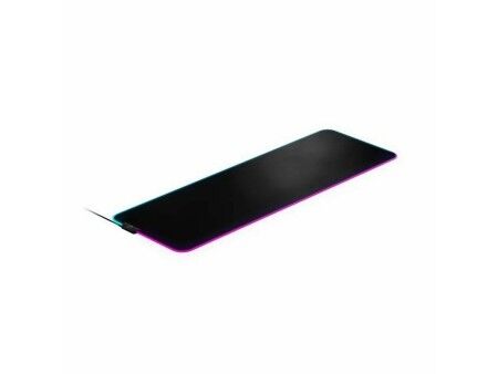 Podkładka pod Mysz SteelSeries QcK Prism Cloth XL Gaming Czarny 90 x 30 cm LED RGB Wielokolorowy