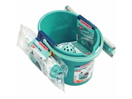 Bucket and mop set Leifheit Classic Mop 56792 Wiskoza Plastikowy 12 L