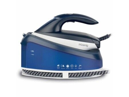 Pionowe Żelazko Parowe Hkoenig 2200 W Niebieski