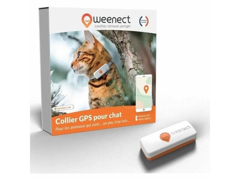 Lokalizator Weenect Weenect XS GPS Kot Biały