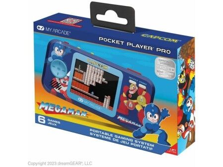Przenośna konsola do gier My Arcade Pocket Player PRO - Megaman Retro Games Niebieski