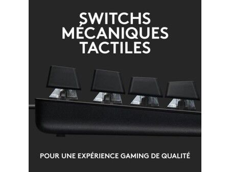 Klawiatura Bluetooth z podstawką do tabletu Logitech G413 SE Francuski Czarny AZERTY