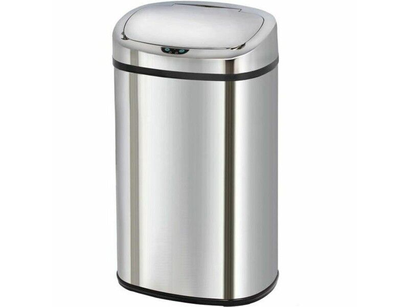 Kosz na śmieci Kitchen Move Majestic Automatyczny Czarny Stal nierdzewna ABS 68 L