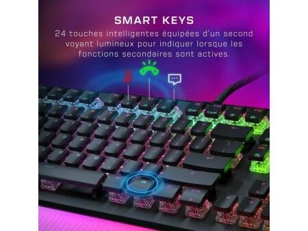 Klawiatura Turtle Beach Vulcan II Max Czarny Francuski AZERTY