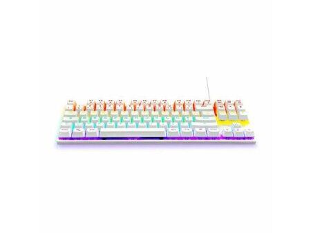 Klawiatura do Gier/ OR: Klawiatura Gamingowa The G-Lab Mercury AZERTY Biały