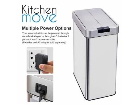 Kosz na śmieci Kitchen Move Szary 60 L