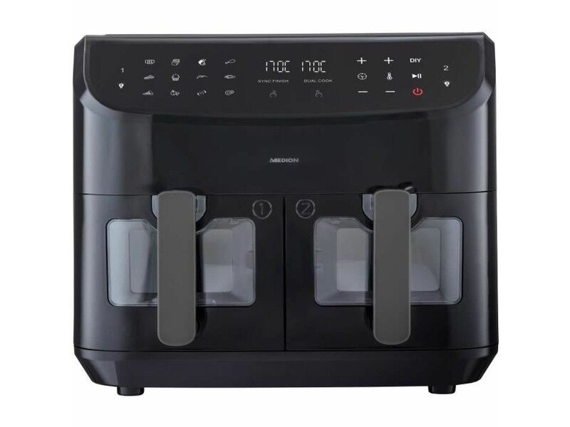 Frytkownica na gorące powietrze Medion LIFE P20 Czarny 2600 W 8,7 l