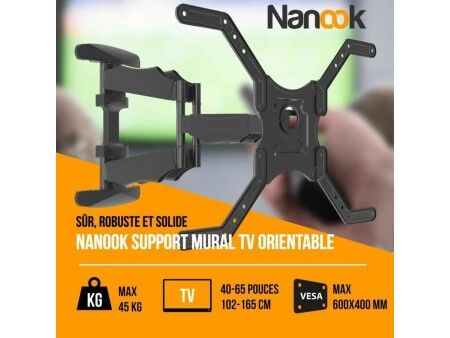 Uchwyt na TV Nanook Wall Mount 55" 65" 40"