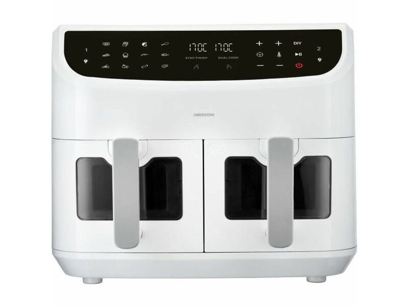 Frytkownica na gorące powietrze Medion LIFE P20 Biały 2600 W 8,7 l Frytkownica na gorące powietrze Medion LIFE P20 Biały 2600 W 8,7 l