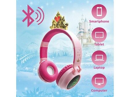 Słuchawki Bluetooth Lexibook HPBT015DP Disney Princess Różowy