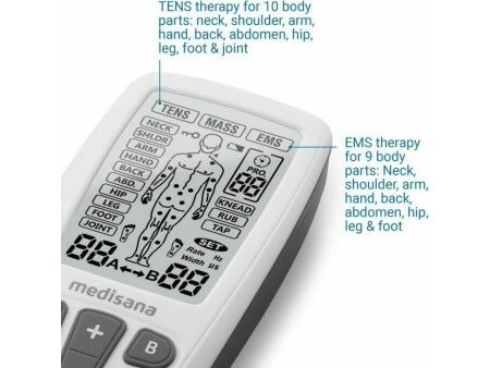 Elektrostymulator Mięśni Medisana Czarny/Biały