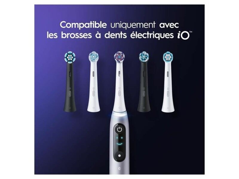 Główka do Szczoteczki do Zębów Oral-B iO Biały Czarny 4 Sztuk