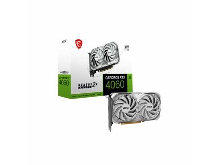 Karta Graficzna MSI GEFORCE RTX 4060 VENTUS 2X WHITE 8G OC Geforce RTX 4060 8 GB GDDR6