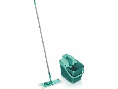 Mop with Bucket Leifheit Combi Clean M Kolor Zielony Metal Plastikowy