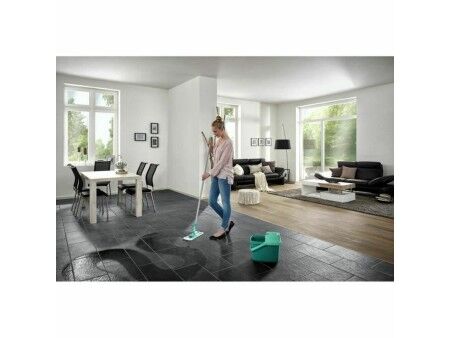 Mop with Bucket Leifheit Combi Clean M Kolor Zielony Metal Plastikowy