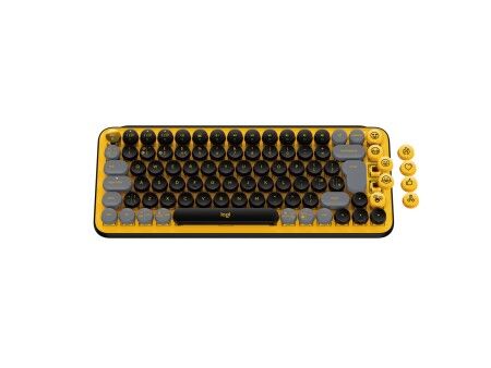 Klawiatura Logitech POP Francuski Żółty AZERTY