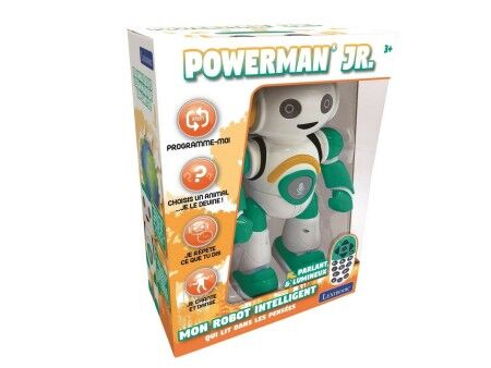 Robot Edukacyjny Edurobot Lexibook Powerman Junior Biały Kolor Zielony FR