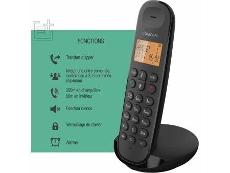 Telefon Bezprzewodowy Logicom ILOA 150 SOLO Szary