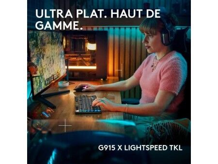 Klawiatura Bezprzewodowa Logitech G915 TKL X Czarny AZERTY