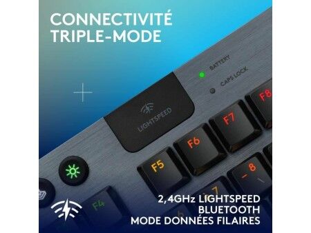 Klawiatura Bezprzewodowa Logitech G915 TKL X Czarny AZERTY