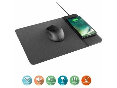 Mysz z Bezprzewodową Podkładką Ładującą Mobility Lab ML305332 Czarny