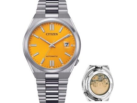 Zegarek Męski Citizen NJ0150-81Z Pomarańczowy Srebrzysty (Ø 40 mm)