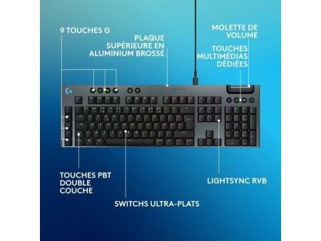 Klawiatura Logitech G915 X Czarny AZERTY