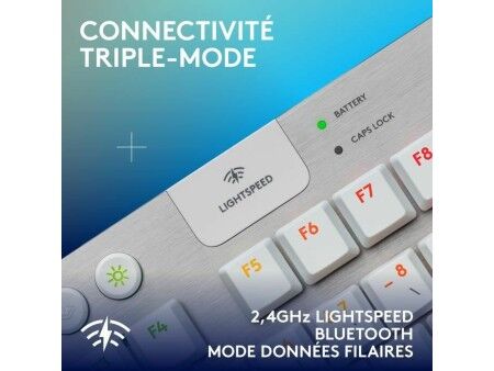 Klawiatura Logitech G915 X Biały Francuski AZERTY