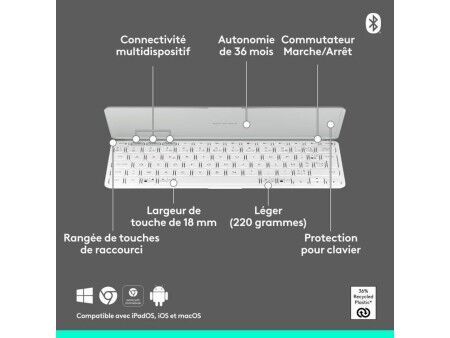 Pokrowiec na iPada + Klawiatura Logitech Keys-to-Go 2