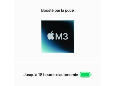 Laptop Apple MacBook Air M3 (2024) 15" M3 16 GB RAM 512 GB SSD AZERTY