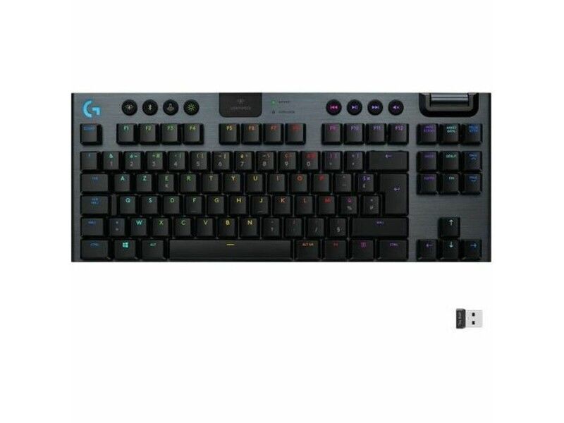 Klawiatura Logitech G915 TKL AZERTY Francuski Czarny