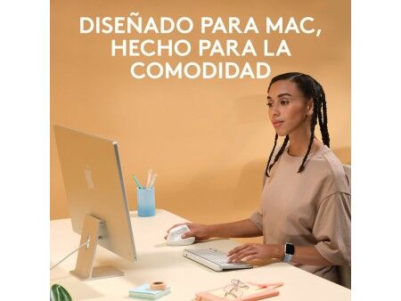 Myszka Logitech Lift for MacmacOS/iPadOS/MacBook Pro/Macbook Bluetooth Biały Ergonomiczny