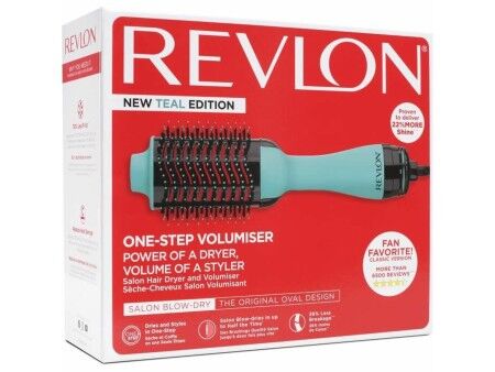 Szczotka o Układania Włosów Revlon RVDR5222TE Niebieski Ceramiczna powłoka (1 Sztuk)