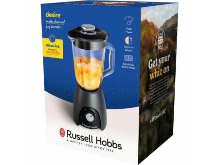 Mikser z Tworzywa Sztucznego Russell Hobbs Desire Matte Charcoal Czarny 650 W