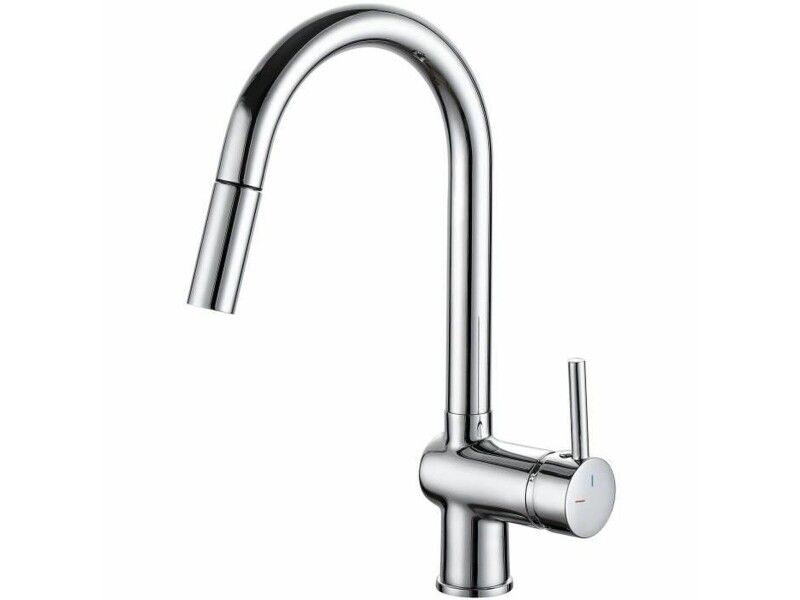 Kran jednouchwytowy Rousseau FRIBOURG Chrome Metal