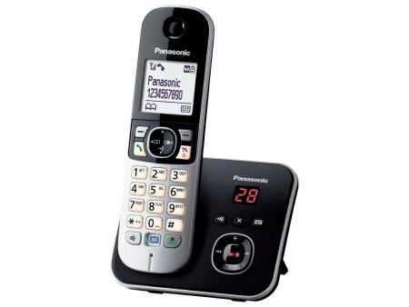 Telefon Bezprzewodowy Panasonic KX-TG6821FRB Czarny Szary