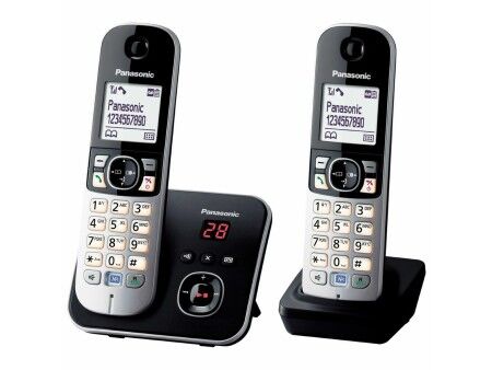 Telefon Bezprzewodowy Panasonic KX-TG6822FRB Czarny Szary