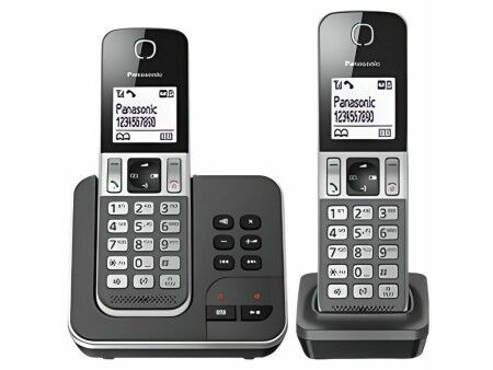 Telefon Bezprzewodowy Panasonic KX-TGD322 Biały Czarny Czarny/Szary