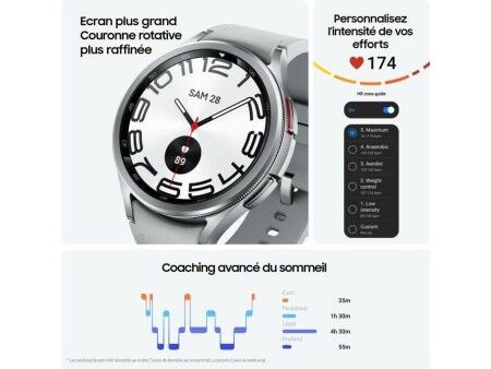 Smartwatch Samsung Galaxy Watch6 Czarny Srebrzysty 1,3" 43 mm
