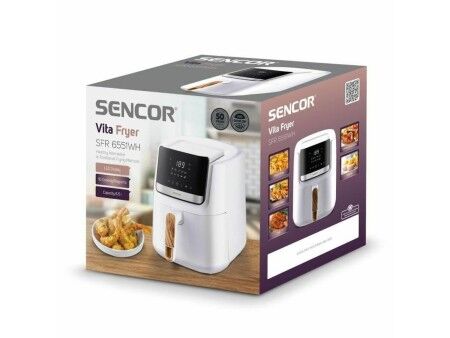 Frytkownica na gorące powietrze Sencor SFR 6551WH Biały 1600 W 6,5 L