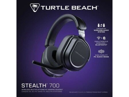 Słuchawki z Mikrofonem Turtle Beach Stealth 700PC Czarny